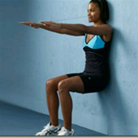 Arm Hold Wall Sit By Sonia R Exercise How To Skimble