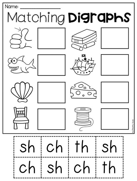 Worksheets For Consonant Digraphs Ch Sh Wh Th