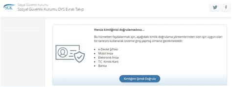 Sgk Dys Evrak Takip Emeklilik Takibi Nas L Yap L R Edevlet Net