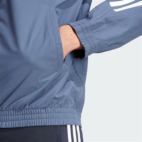 Adidas Future Icons 3 Stripes Woven Track Jacket Blue Adidas Tz