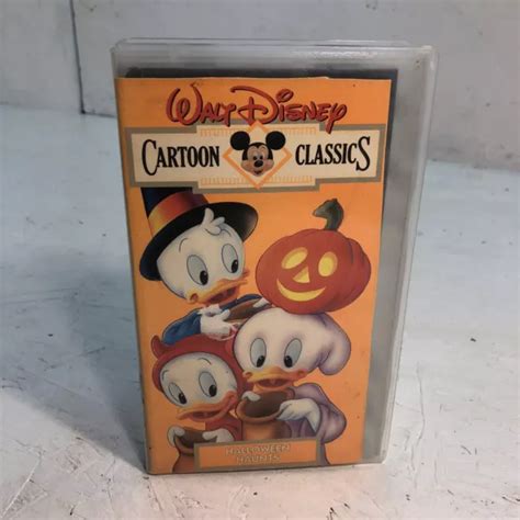 HALLOWEEN HAUNTS VHS Walt Disney Cartoon Classics Vol 14 Pluto Huey