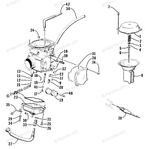 Arctic Cat Atv Oem Parts Diagram For Carburetor Partzilla