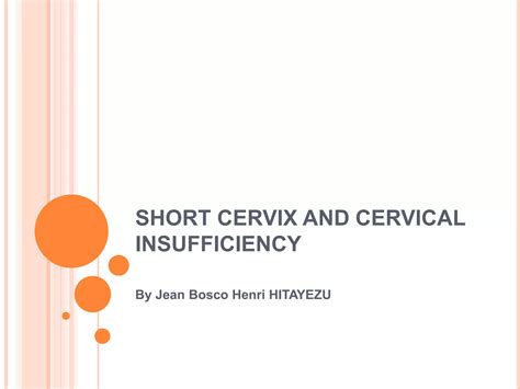 Short Cervix And Cervical Insufficiencypptx