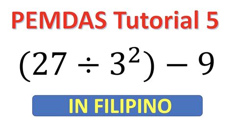 Pemdas With Exponents And Parentheses