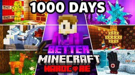 I Survived 1000 Days In Better Minecraft Hardcore FULL MOVIE YouTube