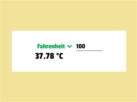 Fahrenheit To Celsius Converter Javascript Code — Codehim