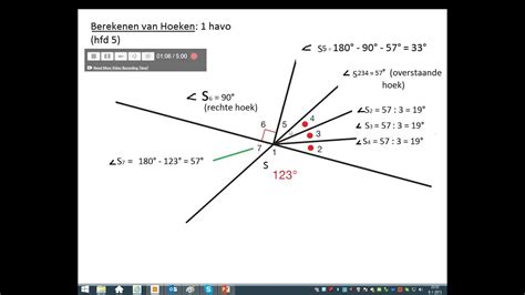 Berekenen Van Hoeken Havo Deel Ii Hfd Youtube