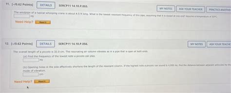 Solved Points Details Sercp P My Chegg