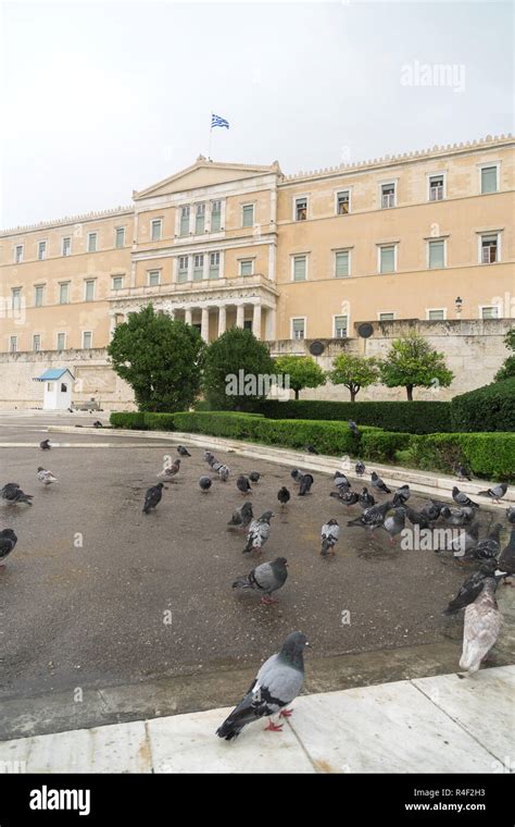 Building of Hellenic Parliament in Athens, Greece Stock Photo - Alamy