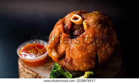 German Roasted Pork Hock Crackling On Stock Photo 2228878917 Shutterstock