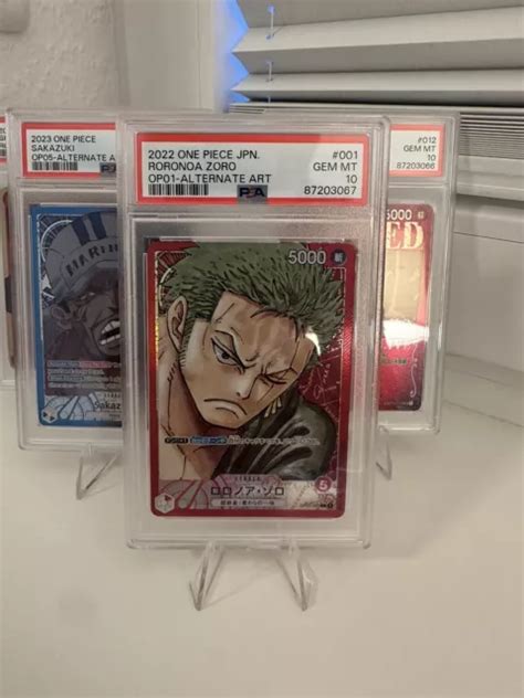 One Piece Card Game Romance Dawn Roronoa Zoro Op Psa