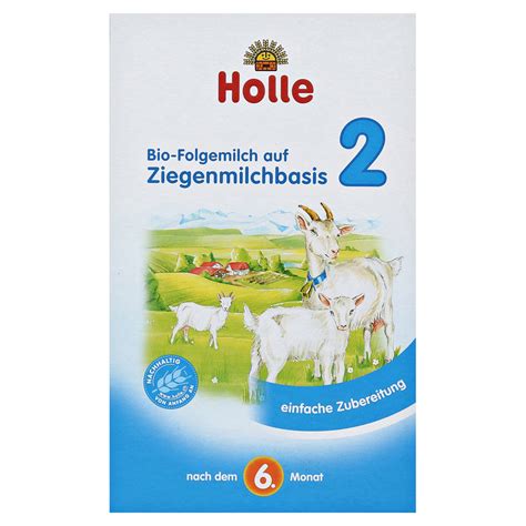 HOLLE Bio Folgemilch 2 Auf Ziegenmilchbasis Pulver 400 Gramm Medpex