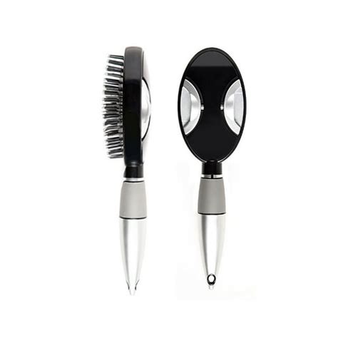 Qwik Clean Self Cleaning Hair Brush Easy Clean Retractable Bristles
