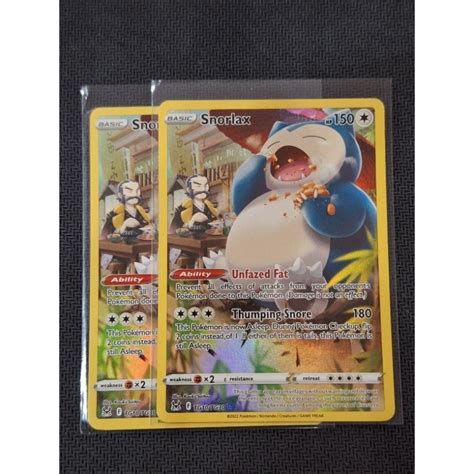 Pokemon Sword And Shield Swsh Tcg Lost Origin Snorlax Trainer Gallery