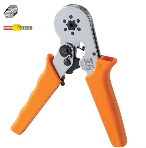 HSC8 6 6 MINI TYPE SELF ADJUSTABLE CRIMPING PLIER 0 25 6mm2 Terminals