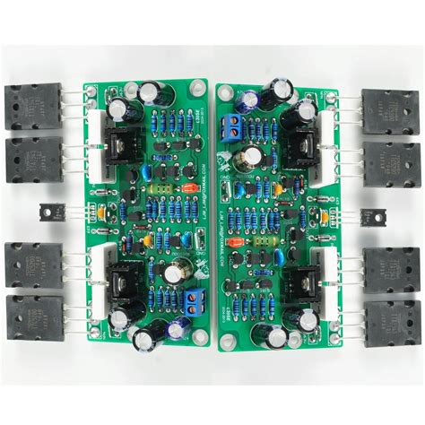 LJM L20 SE Audio Amplifier Board A1943 C5200 Stereo Dual Channels 350W