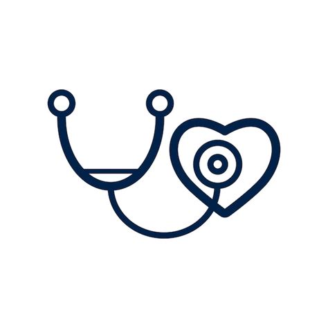 Premium Vector Stethoscope Outline Icon Vector Illustration