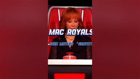 2023 Best Song On The Voice Mac Royals Turns Coaches With John Mayer