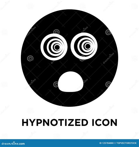 Hypnotized Icon Vector Isolated On White Background Logo Concept Of