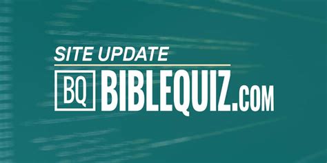 Changes To Biblequiz Biblequiz