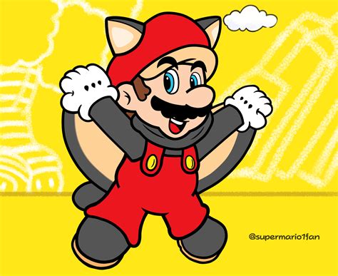 Flying Squirrel Mario Fanart : r/Mario