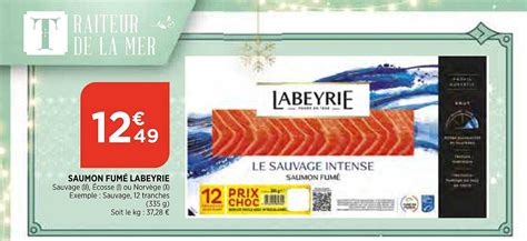 Offre Saumon Fum Labeyrie Chez Bi