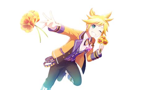 Kagamine Len Render Vocaloidproject Sekai By Platlia On Deviantart