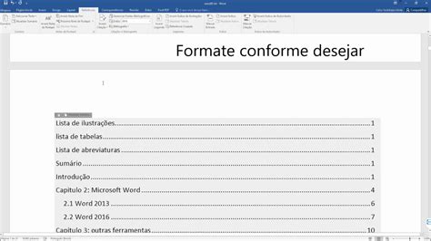 Como Fazer Indice Automatico No Word Printable Templates Free