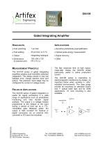 Gated Integrating Amplifier Artifex Engineering E K PDF Catalogs