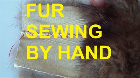 How Do You Sew Fur