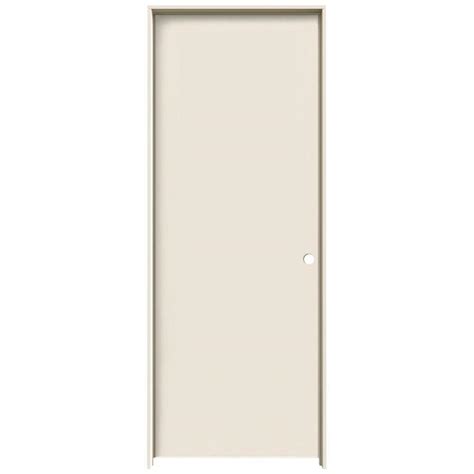 JELD WEN 36 In X 80 In Primed Left Hand Flush Hardboard Single