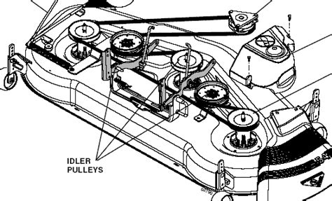 Craftsman Mower Deck Belt Diagram Craftsman Deck Cadet Cub H