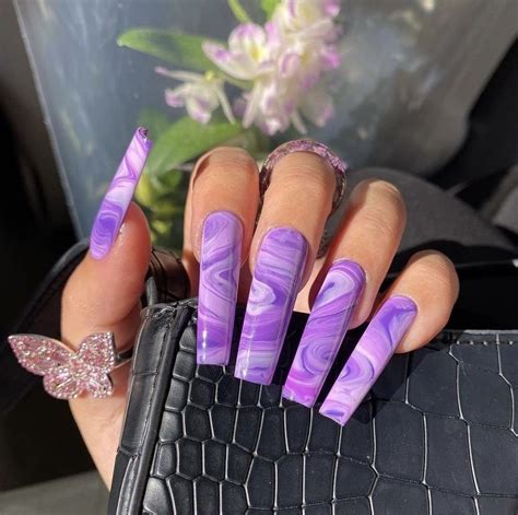 25 Summer Coffin Nail Ideas Drip Nails Aycrlic Nails Bling Nails