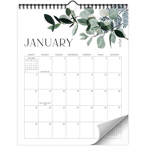 Snapklik Aesthetic Wall Calendar Runs From January