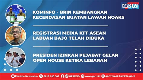 Registrasi Media KTT ASEAN Labuan Bajo Telah Dibuka Kominfo Newsroom