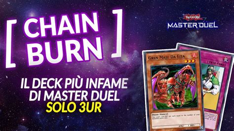 Chain Burn Il Deck Pi Infame Di Master Duel Con Solo Ur Decklist