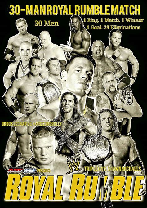 My Wwe Royal Rumble 2004 Custom Ppv Poster By Burnsbrianwildcat87 On