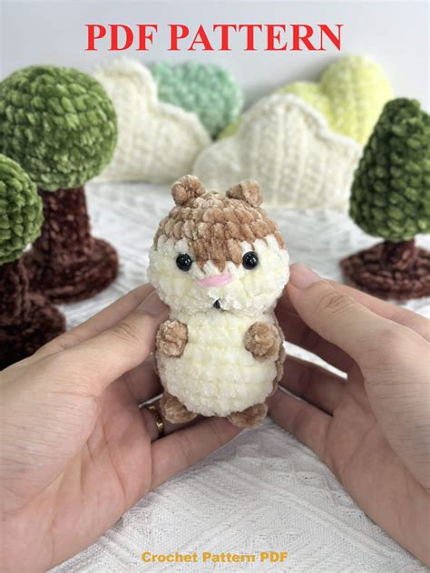 Crochet Keychain Hamster Pattern Pdf Crochet Hamster Amigurumi Pattern