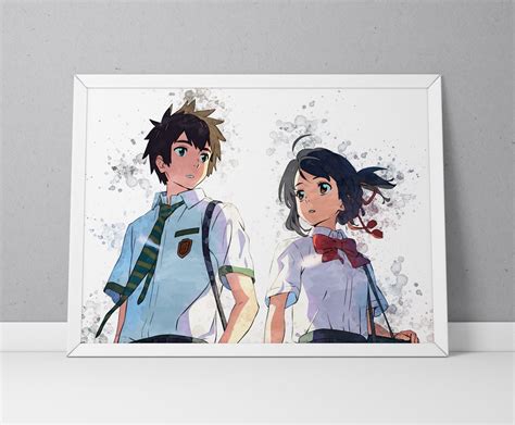 Amazon Kimi No Na Wa Print Your Name Print Kimi No Na Wa Poster