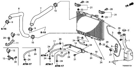 19101 RV0 A00 Genuine Honda Tank Reserve