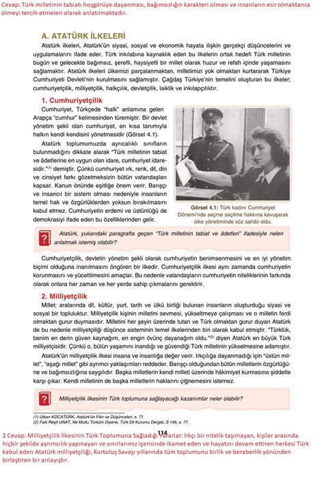 8. Sınıf İnkılap Tarihi Dersdestek Yayınları Sayfa 114 Cevapları ...