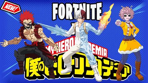 Shoto Todoroki Is One Of The Best Anime Skins In Fortnite My Hero Academia Wave 2 Skins