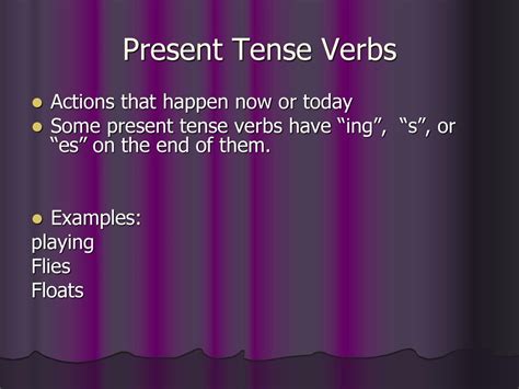 Three Tenses Of Verbs Ppt Download