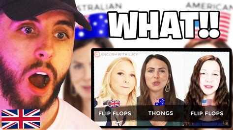 Brit Reacts To One Language Three Accents Uk Vs Usa Vs Aus Youtube