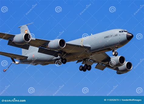 France Airforce Boeing C-135 Military Tanker Plane Editorial Stock ...