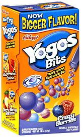 Yogos Bits Fruit Flavored Snacks Crazy Berries 6.0 ea Nutrition ...