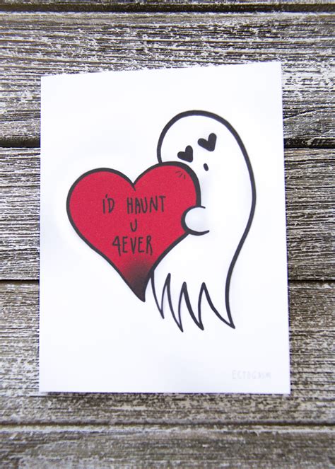 Ill Haunt You Forever Goth Valentines Day Card Valentines Day