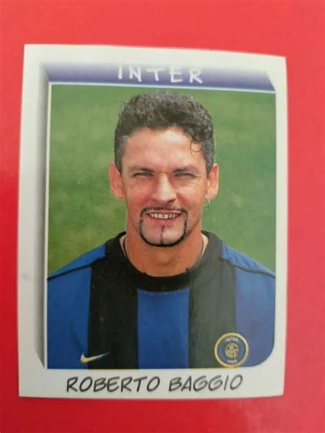 Figurina Sticker Roberto Baggio Calciatori Panini N Inter New