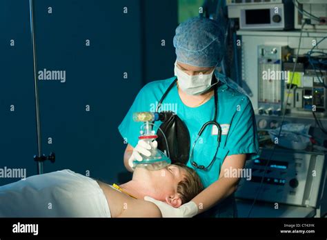 Anesthesia Stock Photo Alamy