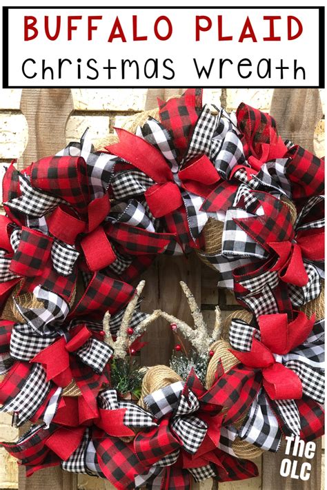 Your Home Will Be Beautiful With This Buffalo Plaid Christmas Wreath